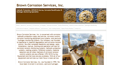 Desktop Screenshot of browncorrosion.com